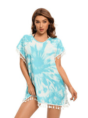 Tie-dye Printing Cover Up Skirt 2023-03-14 InsStreet