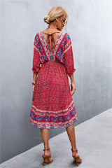 Maximus Printed Button Down Dress Ins Street