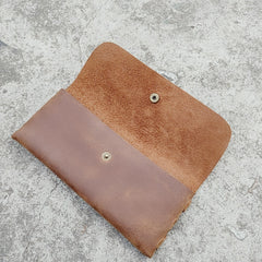 Simple cowhide wallet mobile phone glasses bag 2023-03-14 InsStreet