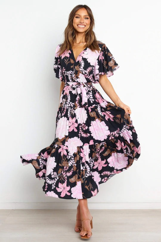 Duffy Floral Puff Sleeve Babydoll Dress Ins Street