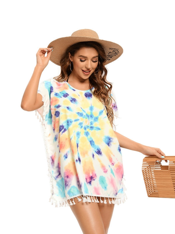 Tie-dye Printing Cover Up Skirt 2023-03-14 InsStreet