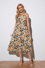 Nisha Floral Button Down Tiered Maxi Dress Ins Street