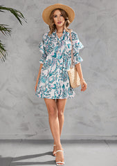 Fresh Take Floral Button Down Babydoll Dress Ins Street