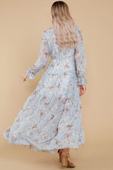 Dashing Daisies Chiffon Boho Maxi Dress - FINAL SALE FATE-001