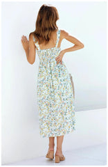 Loved By You Floral Midi Dress - Ivory Ins Street