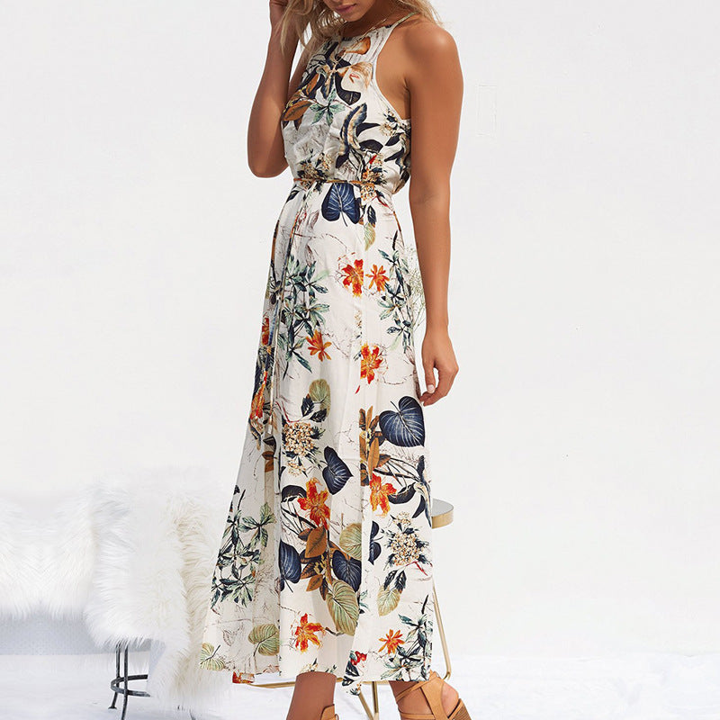 Close To You Floral High Low Maxi Dress LOVE-003