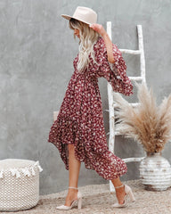 Brookings Floral Shimmer Midi Dress - FINAL SALE Ins Street