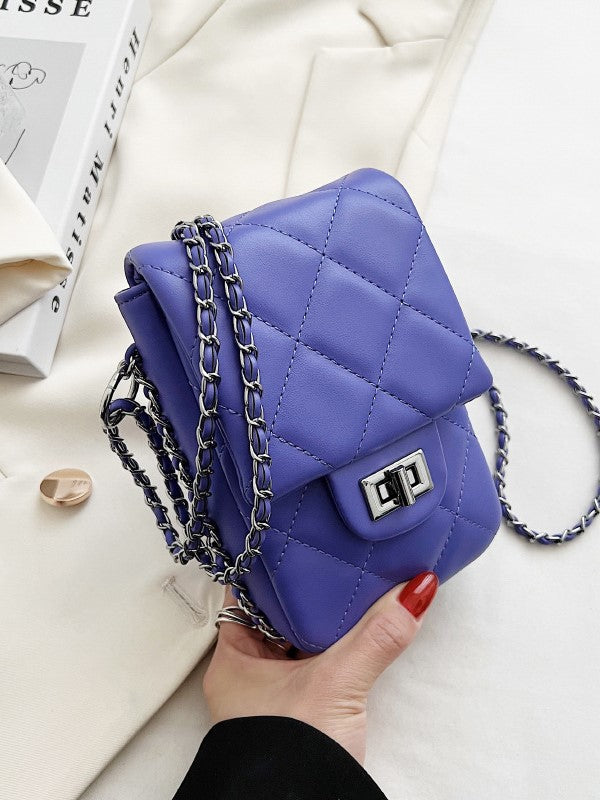 Women's Lock Catch  Mobile Phone Bag Ins street