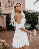 Passion Lace Off The Shoulder High Low Midi Dress Ins Street