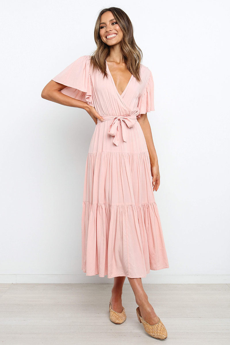 The Two Of Us Tiered Midi Dress - FINAL SALE ON T-001