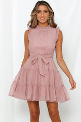 Kelcie Cotton Babydoll Dress - Clay Ins Street