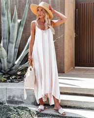 Mary Printed Tassel Tie Maxi Dress Ins Street