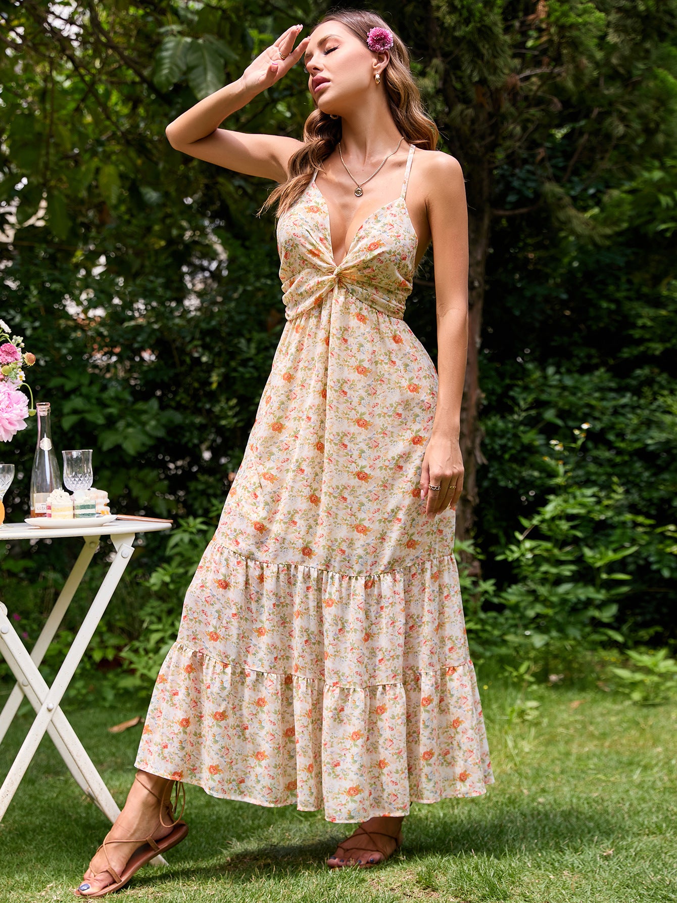 Crave Her Love Floral Maxi Dress – InsStreet