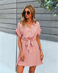 Playful Polka Dot Versatile Kimono Dress Ins Street