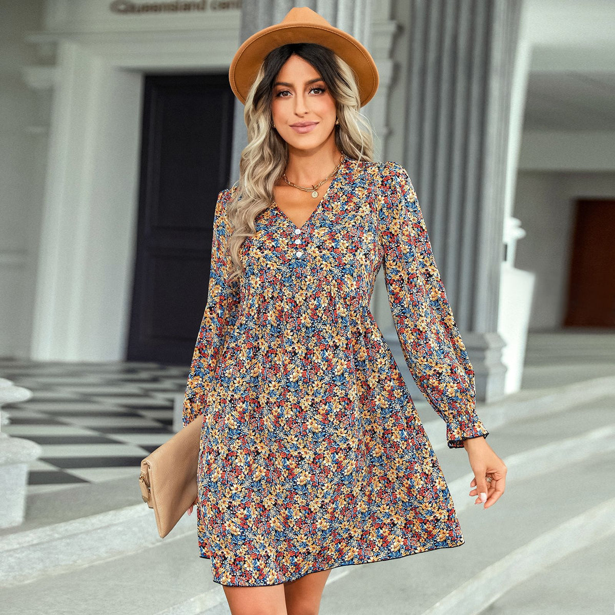 Mind Over Matter Paisley Button Down Shirt Dress Ins Street