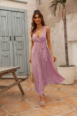 Trystan Floral Crochet Tiered Maxi Dress - Coral Lovestitch