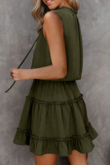 Wild At Heart Babydoll Dress - Olive Ins Street