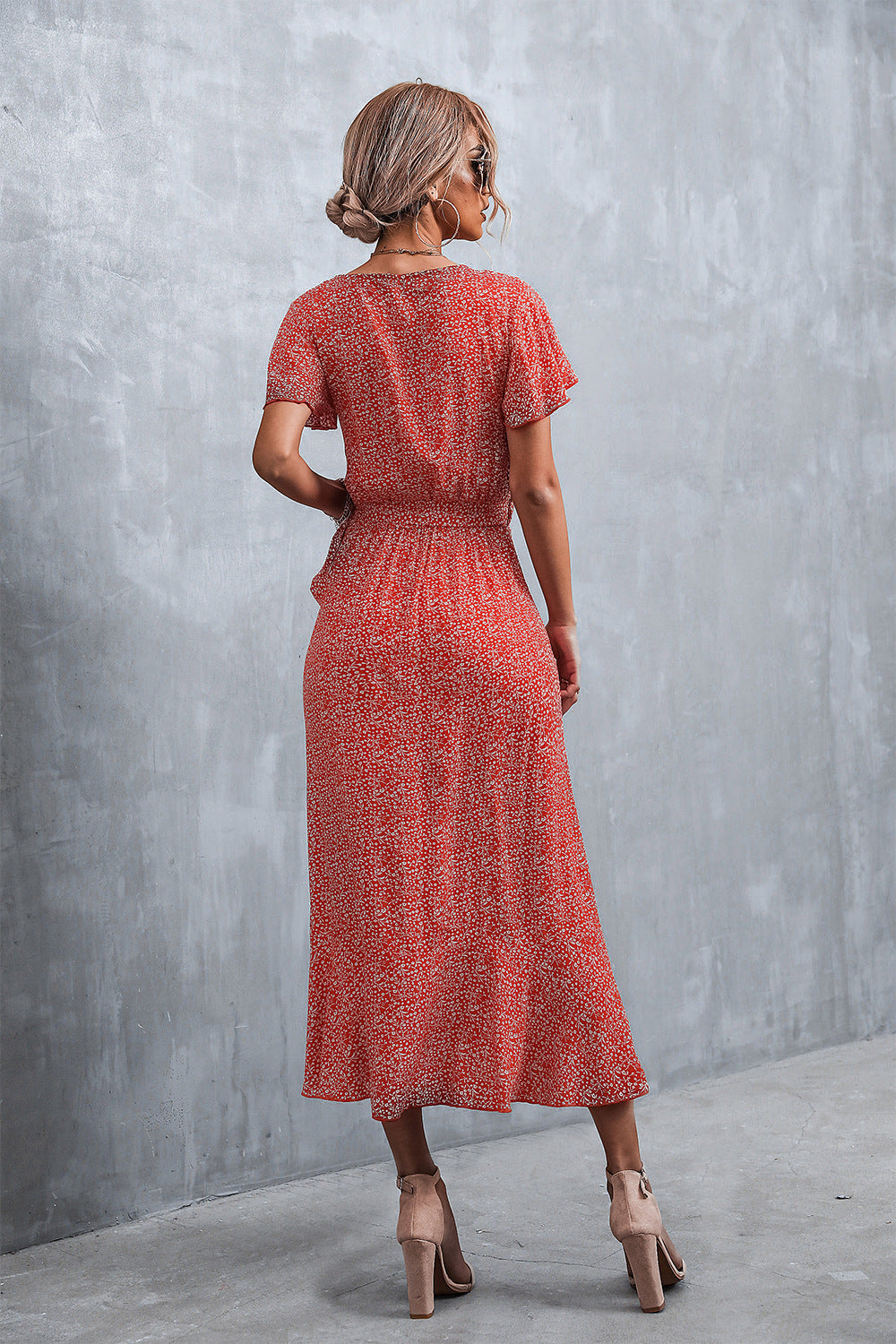 Knox Paisley High Low Ruffle Maxi Dress - FINAL SALE Ins Street