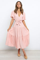 The Two Of Us Tiered Midi Dress - FINAL SALE ON T-001