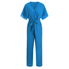 Empowered Satin Pocketed Jumpsuit - Seafoam - FINAL SALE Ins Street