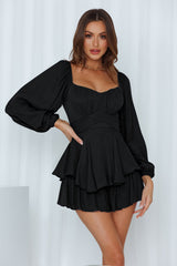 Perfect Harmony Tassel Dress - Black MIOU-001