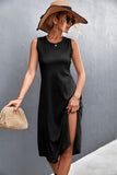 Laken Modal Blend Sleeveless Midi Dress - Faded Black Ins Street