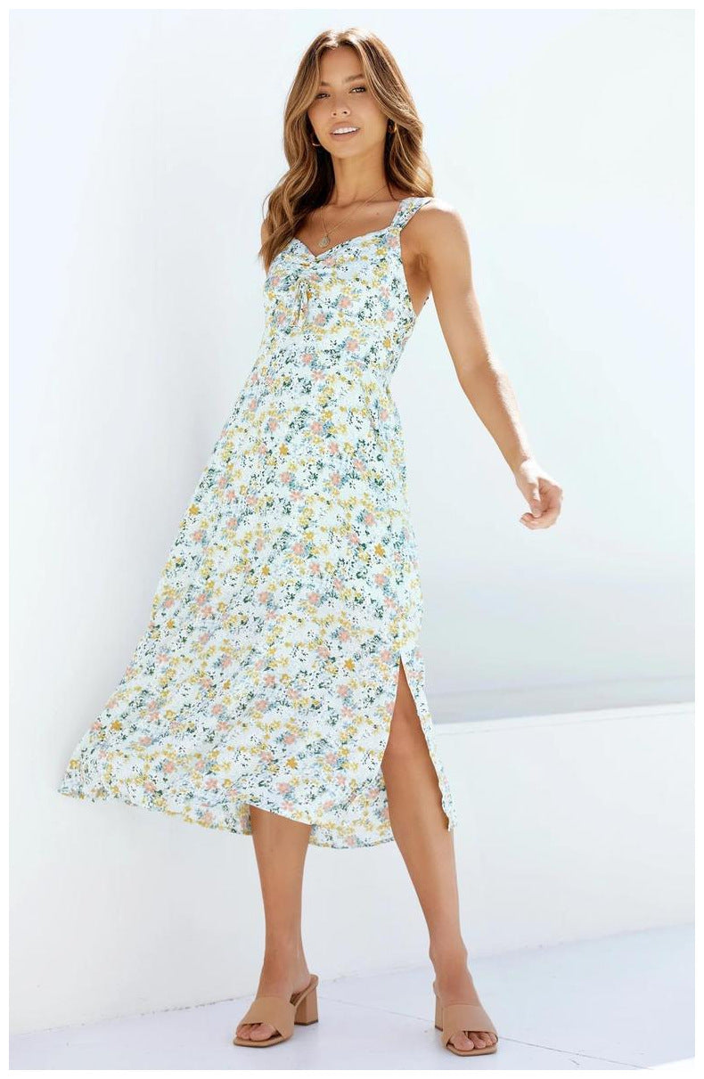 Loved By You Floral Midi Dress - Ivory Ins Street