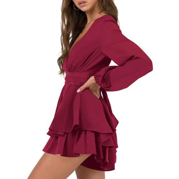 Dance The Night Away Satin Dress - Red - FINAL SALE – InsStreet