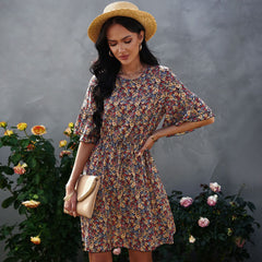 Lainie Floral Tie Dress Ins Street