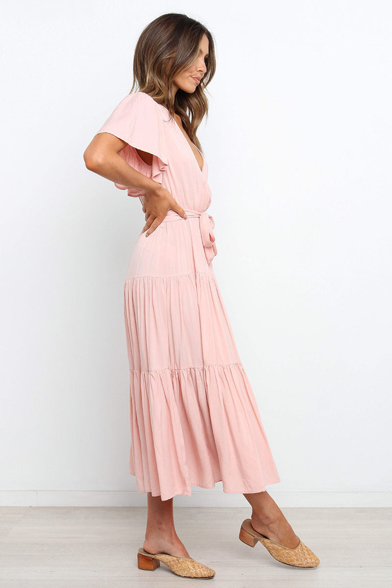 The Two Of Us Tiered Midi Dress - FINAL SALE ON T-001