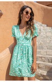 You Have My Heart Tiered Babydoll Dress - Emerald Ins Street