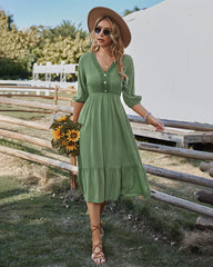 Yunay Satin Boho Maxi Dress - Sage Ins Street