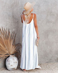 El Cerrito Tiered Tassel Tie Maxi Dress Ins Street