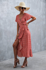 Knox Paisley High Low Ruffle Maxi Dress - FINAL SALE Ins Street