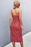 Perfectly Content Floral Ruffle Maxi Dress OLIV-001