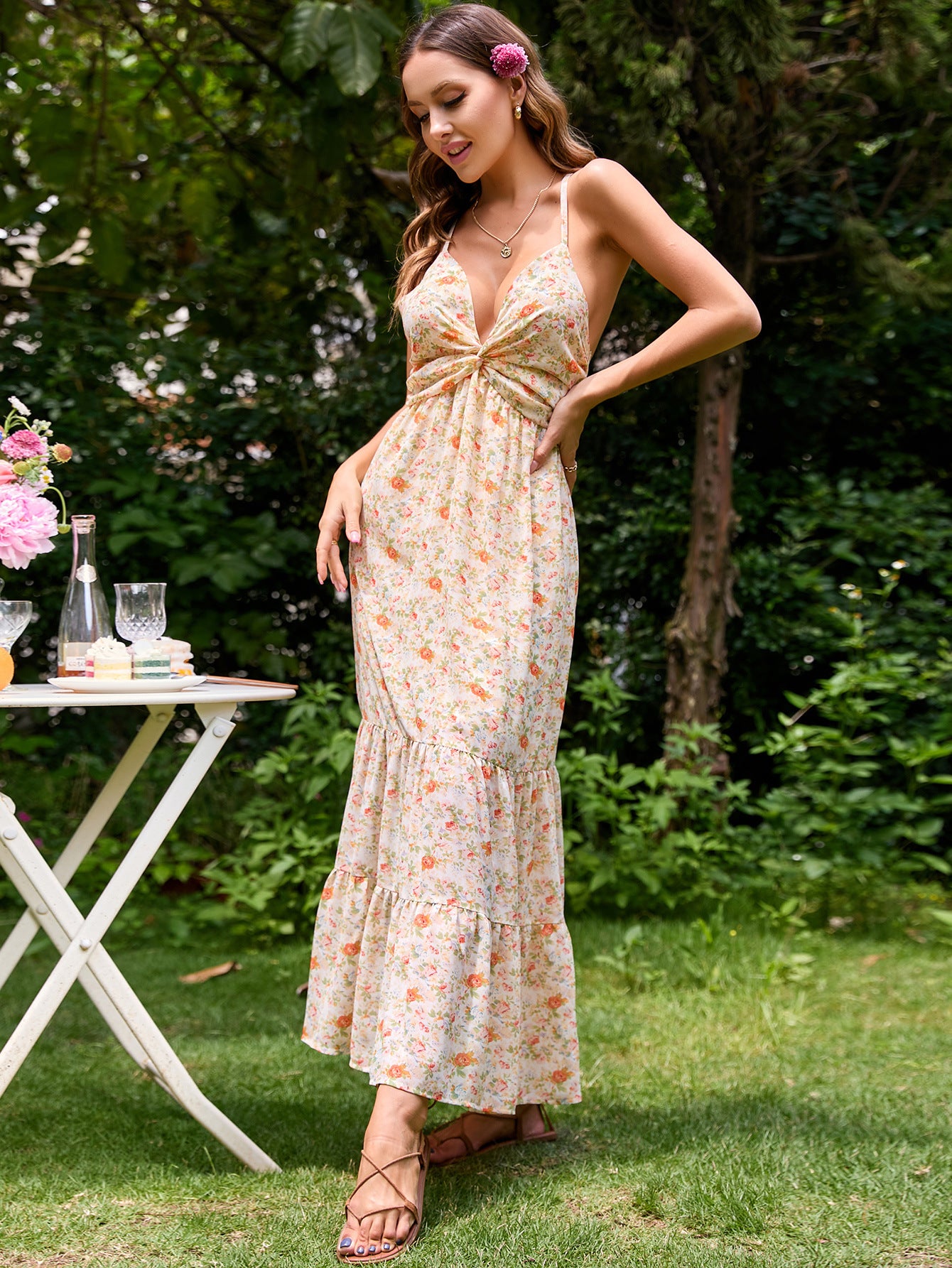 Crave Her Love Floral Maxi Dress – InsStreet