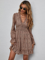 Zuriel Printed Wrap Dress Ins Street