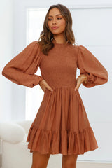 Vara Chiffon Ruffle Dress - FINAL SALE SALT-001