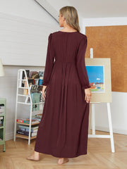 First Bloom Cotton Ruffle Maxi Dress - Rust Ins Street