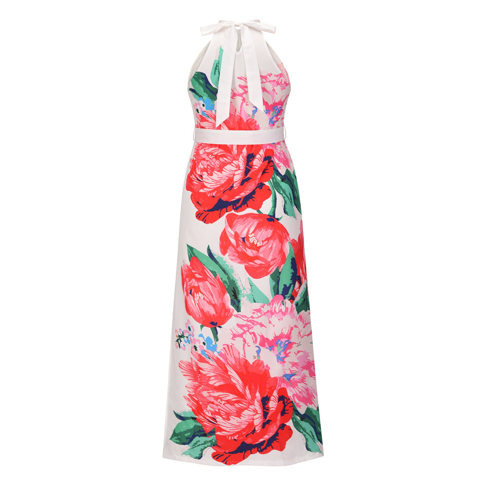 Take Me To Paradise Printed Maxi Dress - Ivory Ins Street