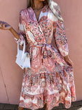 Katerina Printed Tiered Midi Dress - FINAL SALE Ins Street