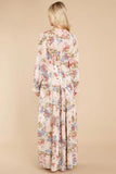 Gracefully Yours Floral Chiffon Boho Maxi Dress Ins Street