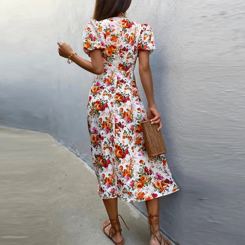 Let A Smile In Floral Maxi Dress Ins Street