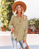 Kennedy Cotton Pocketed Button Down Tunic - Yellow Ins Street