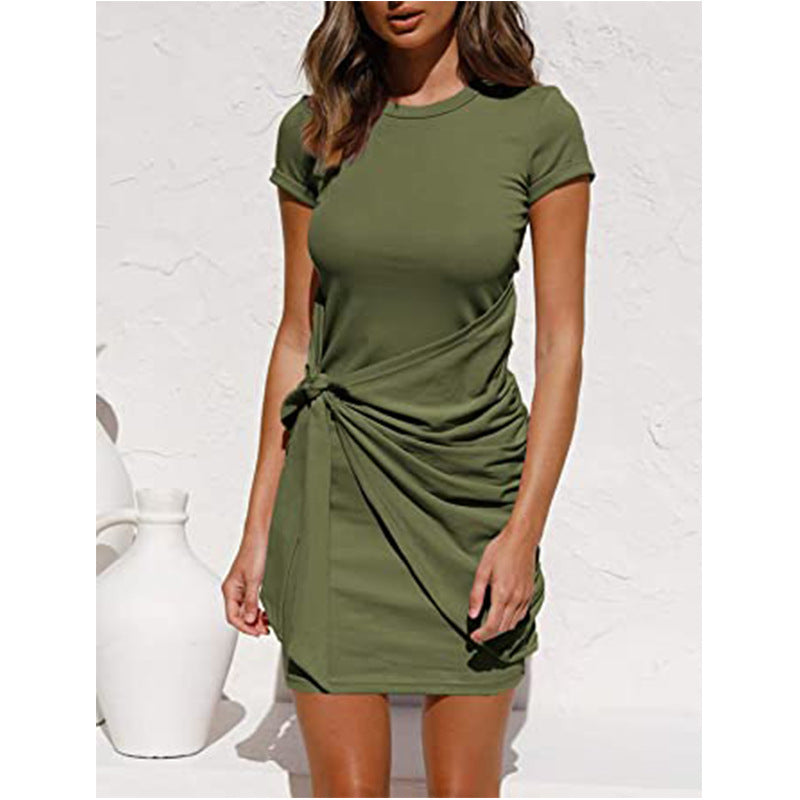 My Honey Tie Dress - Emerald Ins Street