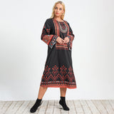 Clear The Air Cotton + Linen Embroidered Dress - FINAL SALE ENDL-001