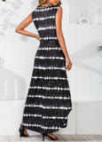 Powell Striped Adjustable Maxi Dress - Black Ins Street