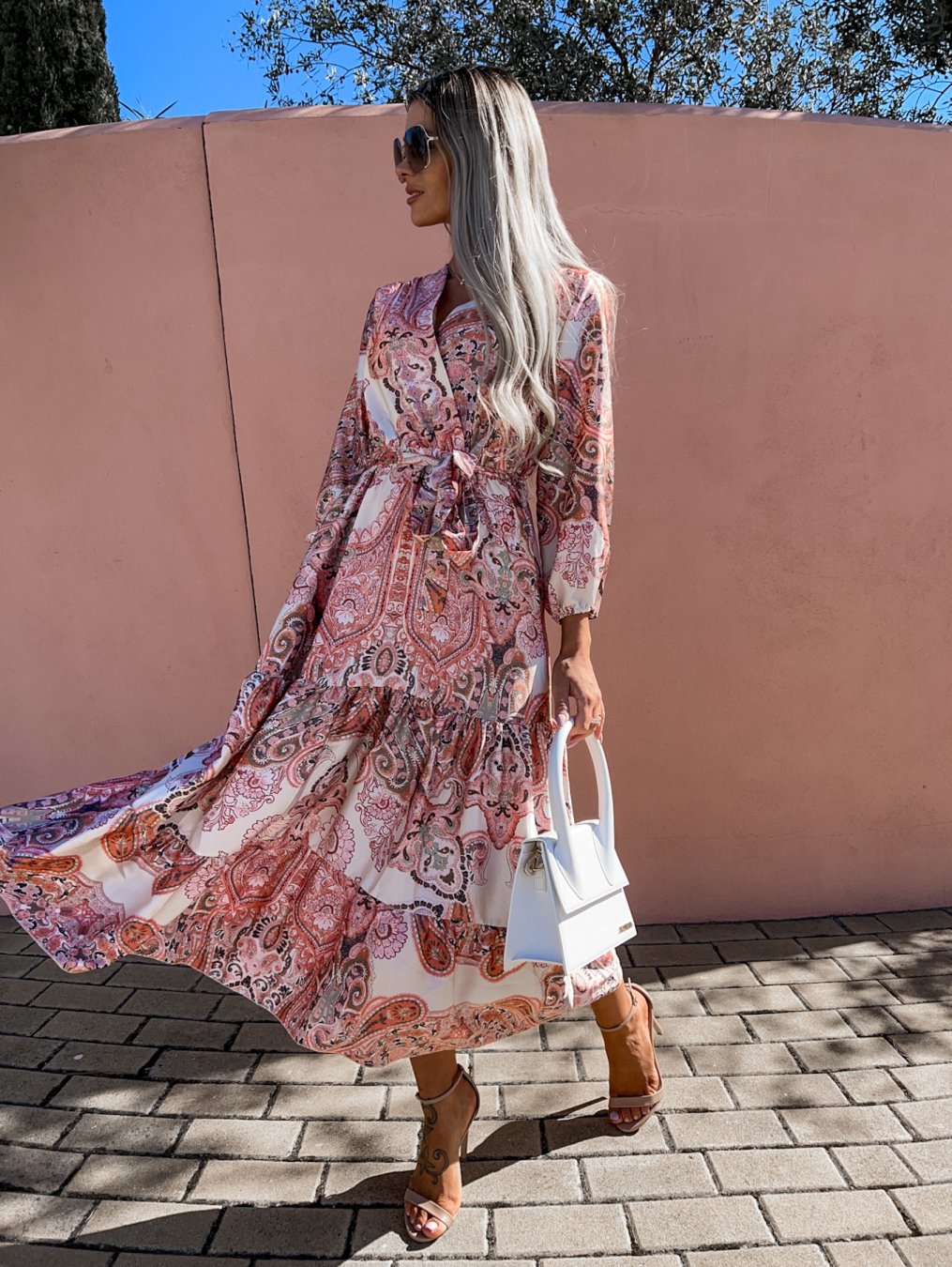 Katerina Printed Tiered Midi Dress - FINAL SALE Ins Street