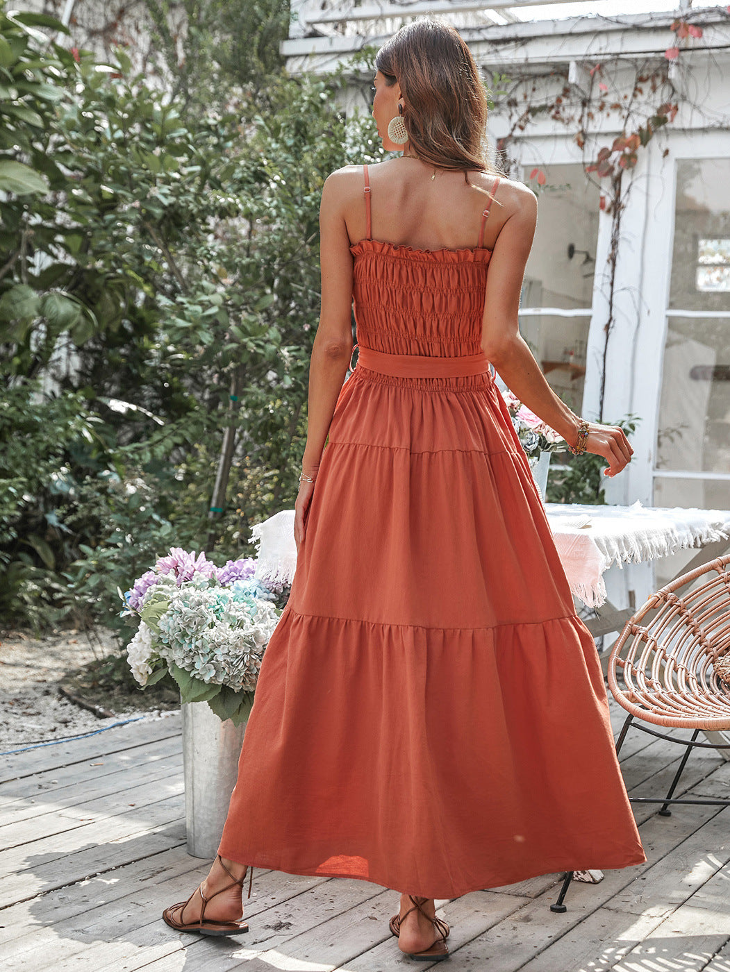 Free Falling Strapless Tiered Maxi Dress - Papaya Ins Street