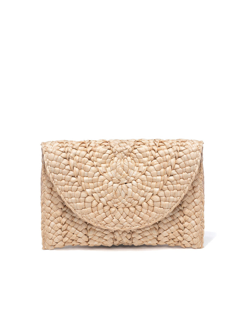 Oahu Straw Crossbody Clutch - Beige – InsStreet